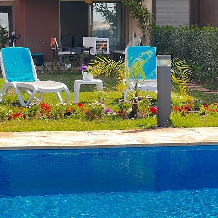 Appartement De Luxe Avec Jardin Vue Sur La Piscine Golf Securise 24H Sur 24 A 5 Minutes De L Aeroport Marrakesh Bagian luar foto